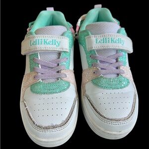 Barely-Worn Italian Glitter Sneakers - Girls US 2, Lelli Kelly brand